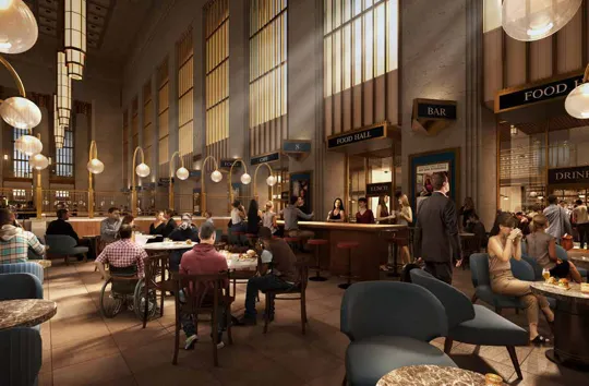30th Street Station — Retail & gathering