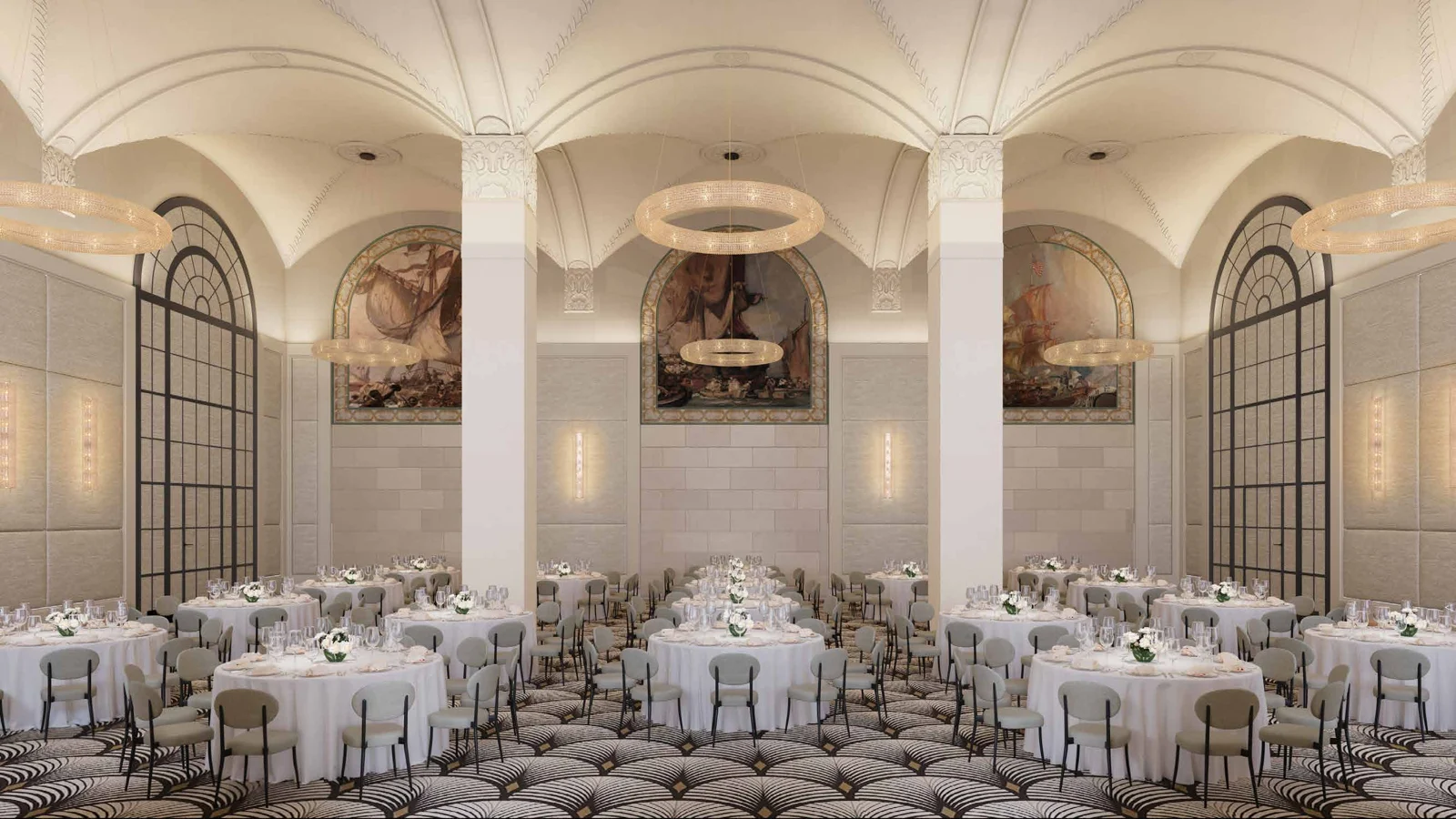 The Trust Hotel ballroom visualization
